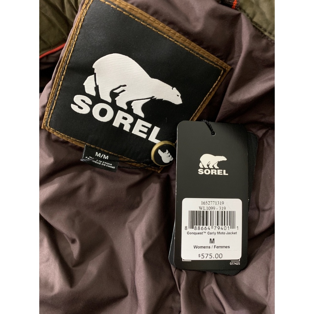 Sorel Women's Puffer Conquest Carly Moto Jacket - Picture 6 of 7
